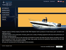 Tablet Screenshot of polyesteryacht.pl